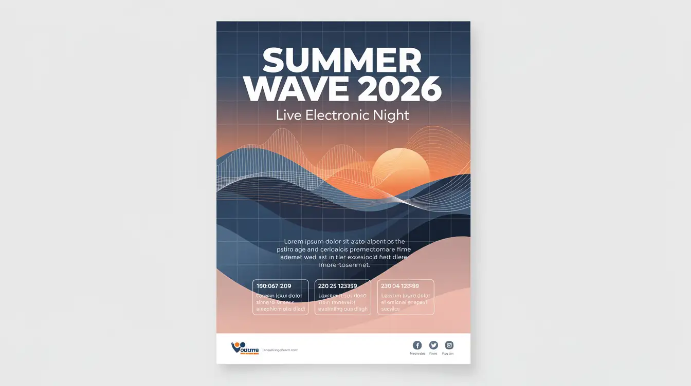 High-Volume Campaign Poster Draft (Text-to-Image)