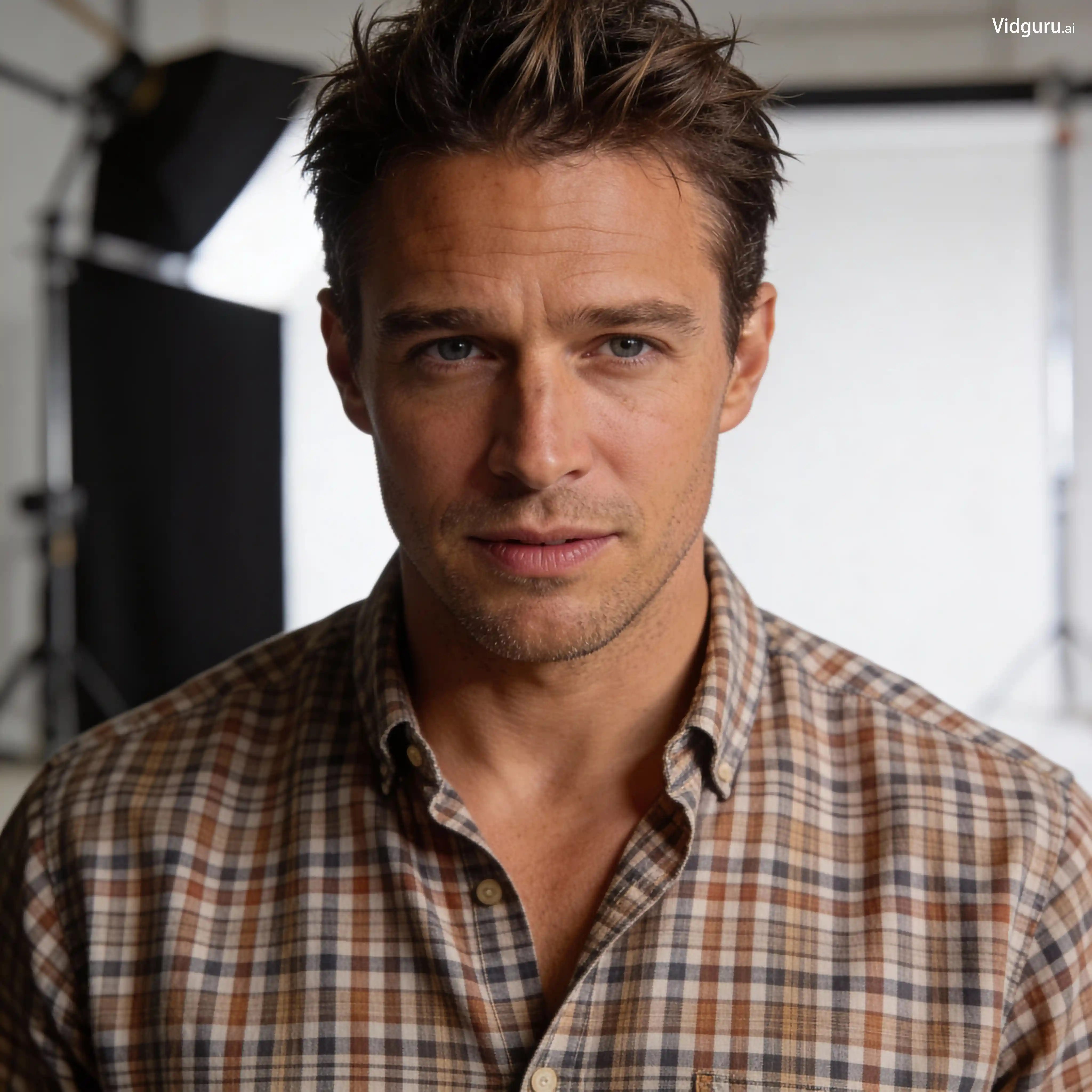 Original high-resolution portrait for identity test